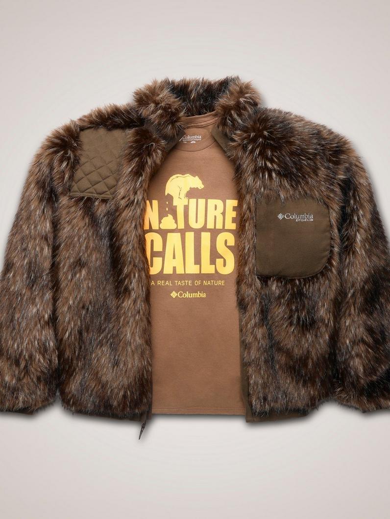 A Nature Calls tee and bear-inspired Columbia Performance Hunting Gear from the archives.