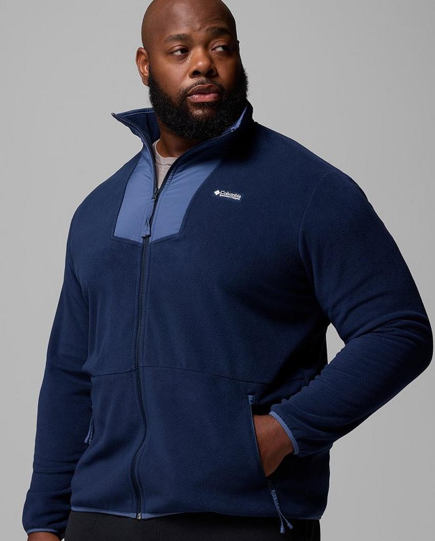 Full Zip Fleece Jacket Columbia Jacket Big Tall Men's Columbia