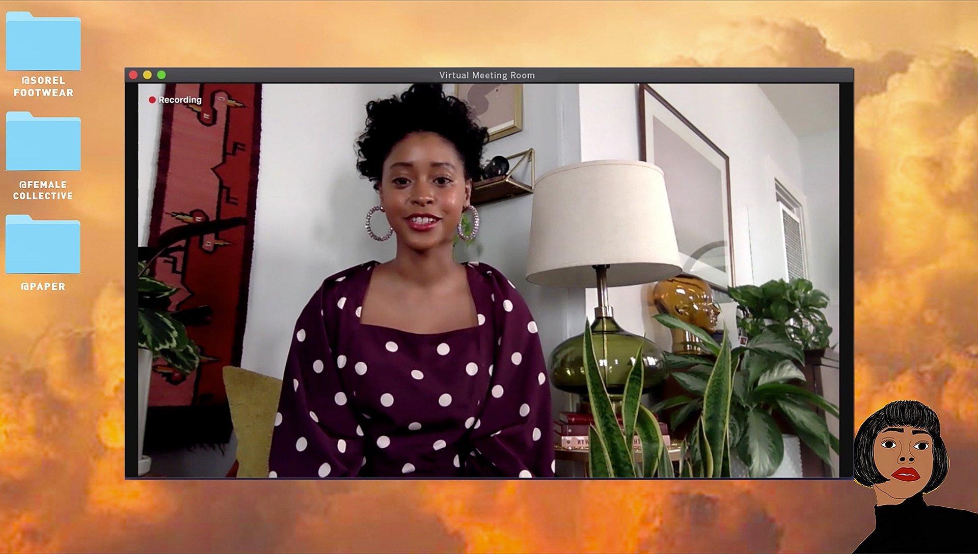 A video of Candace Reels, founder of Female Collective