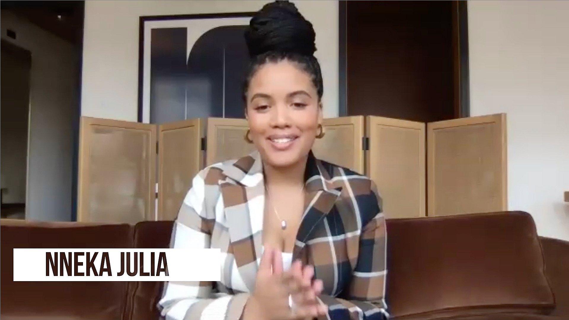 A video of Nneka Julia, podcast host