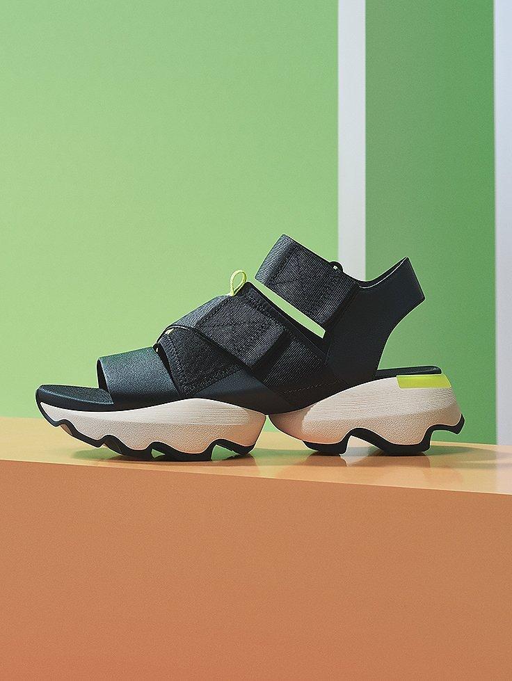 A close-up of the Kinetic Impact sandal