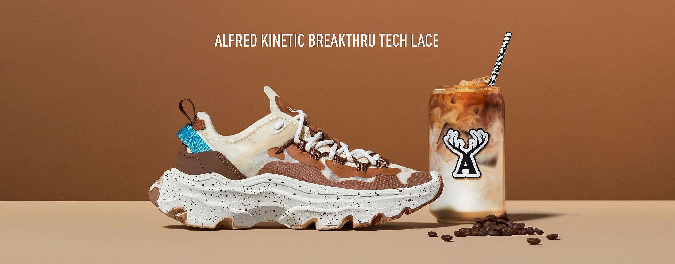 Sorel x Alfred Coffee Kinetic Breakthru Tech Lace sneaker Matcha Mens 11 Size 8 Women main image 2