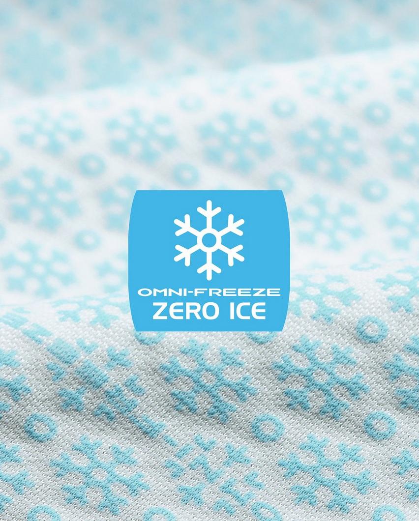 Omni-Freeze Zero Ice fabric and logo