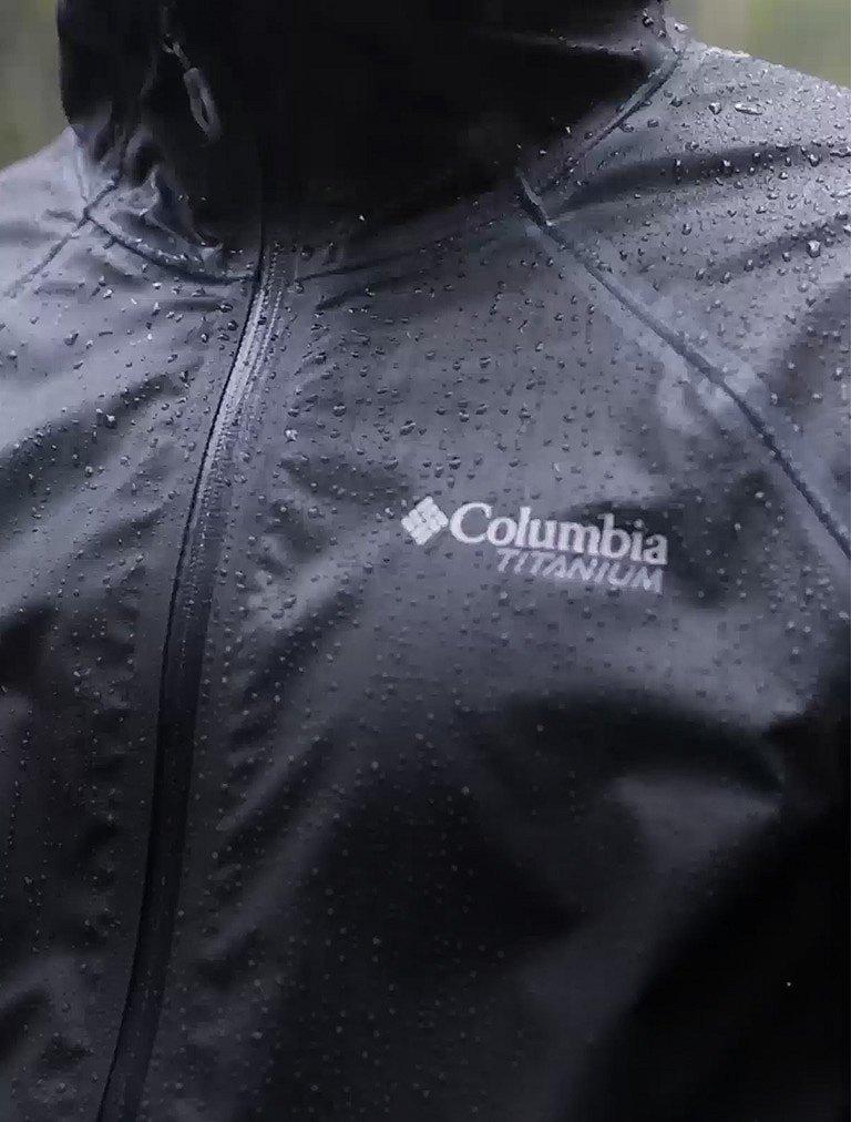 Gif showcasing different Columbia Sportswear technologies.