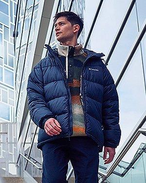 00s Columbia 短丈 down puffer jacket y2k M 00s Columbia 短丈 down