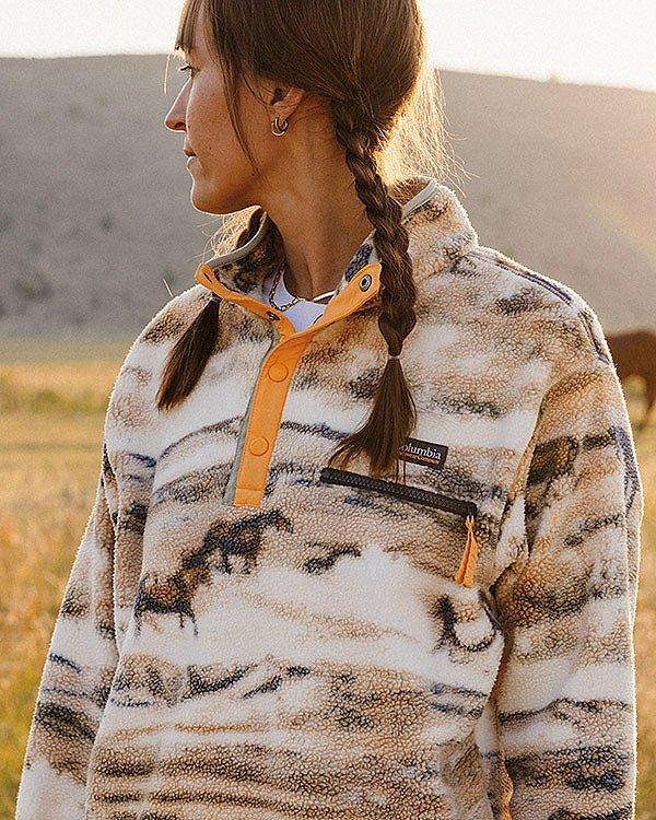 Forro polar sherpa corto Helvetia™ II para mujer