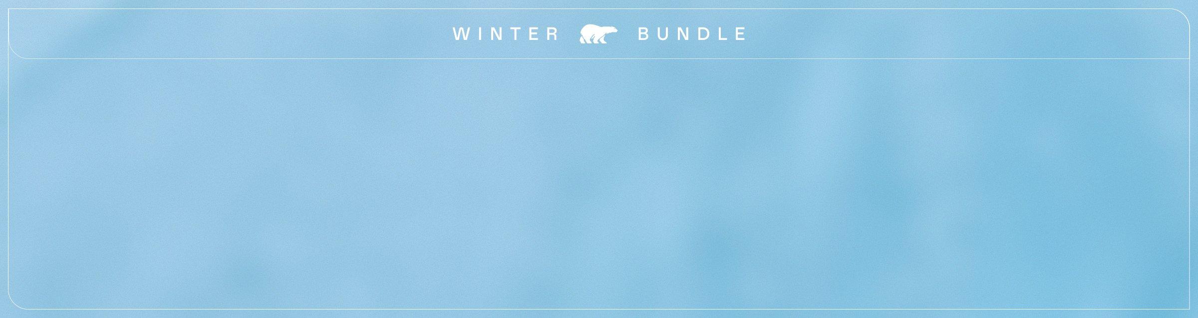 background with a blue gradient for Sorel promo