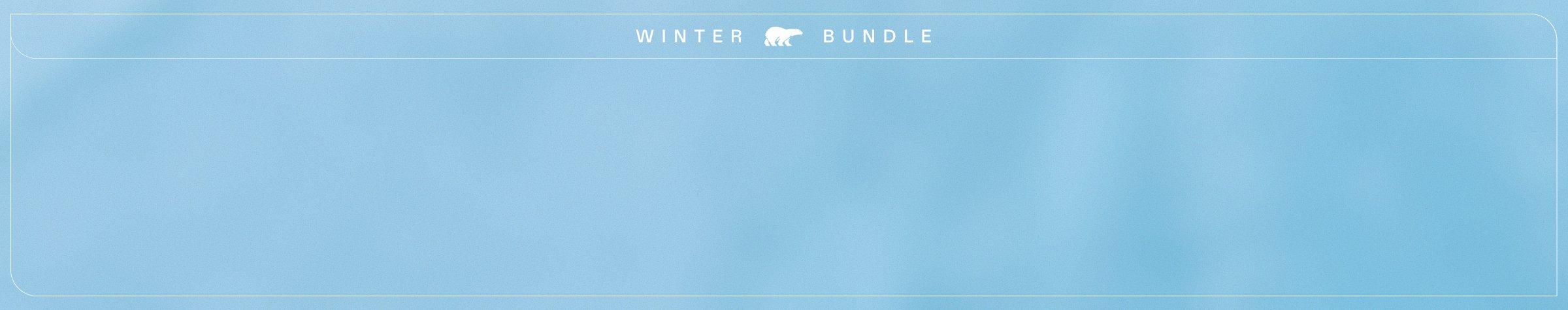 background with a blue gradient for Sorel promo