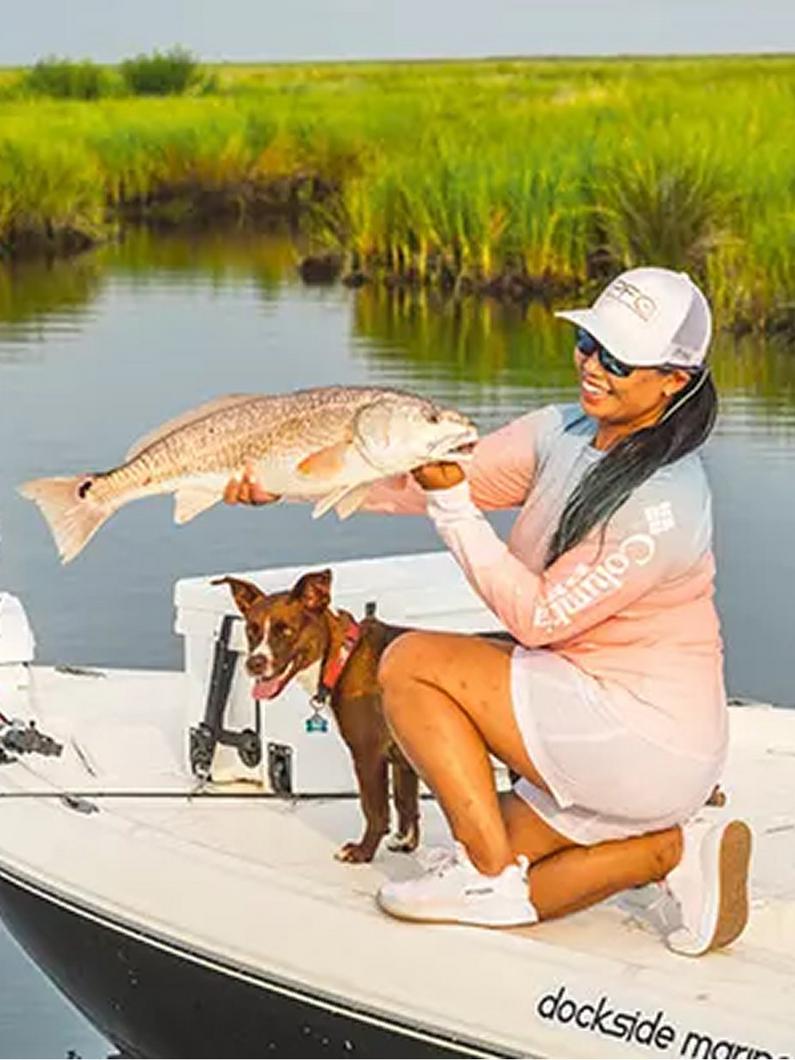 Cindy Nguyen wearing PFG