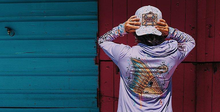 Learn more about Columbia's partnership with Florida-based Artist Bentley for a new PFG collection.