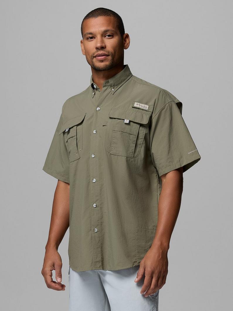 Man in a relaxed fit Bahama shirt