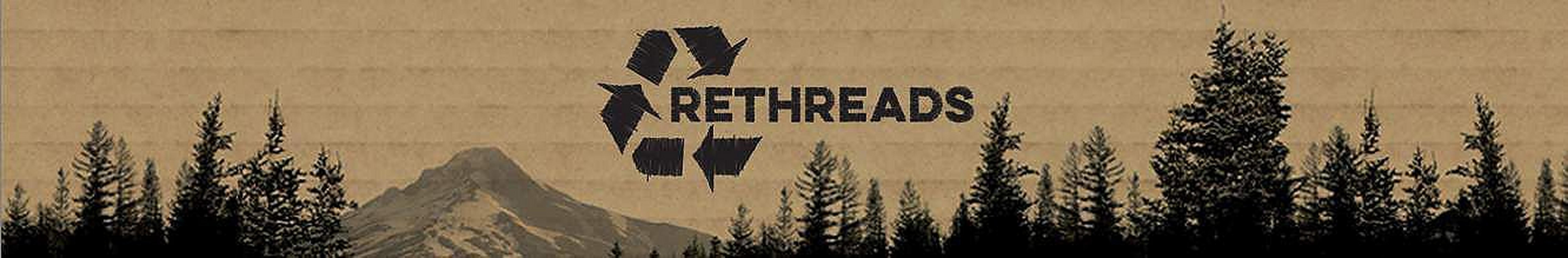 REThreads Logo on brown background