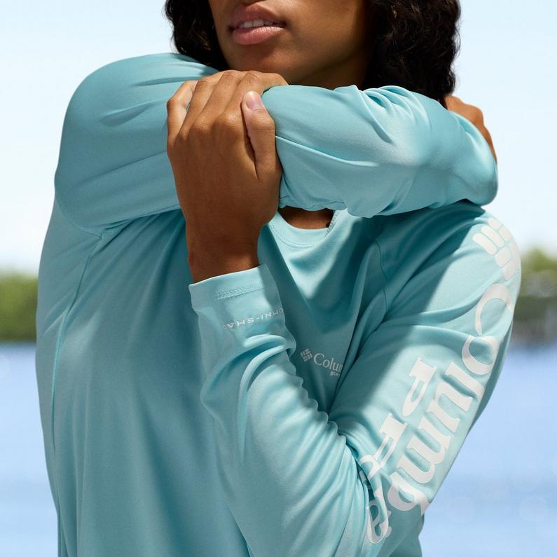 Women's Tidal Tee II Long Sleeve Wicking Sun Shading Shirt | Columbia