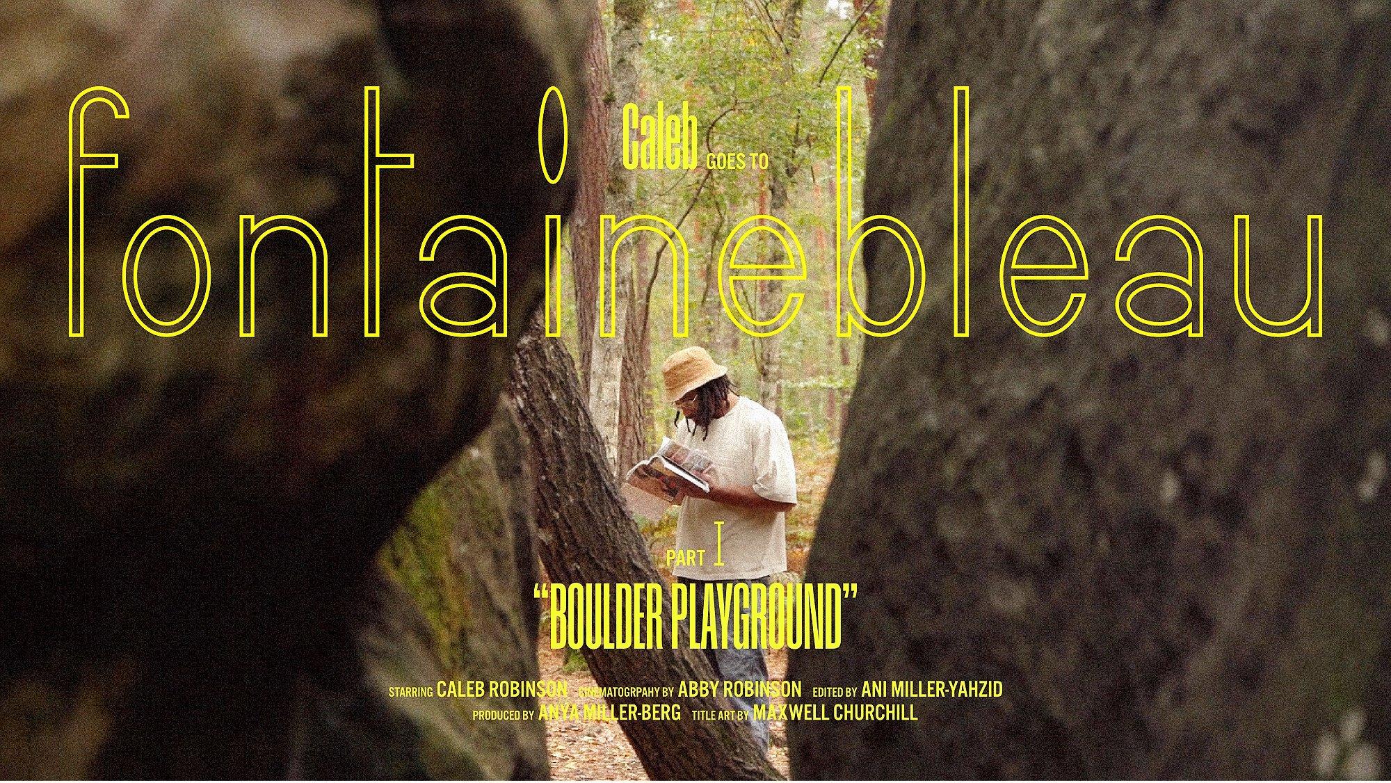 Title sequence for Caleb's film: Fontainebleau