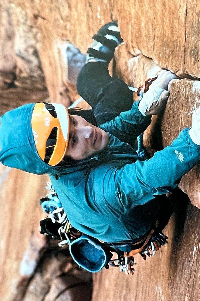 Ethan crack climbing