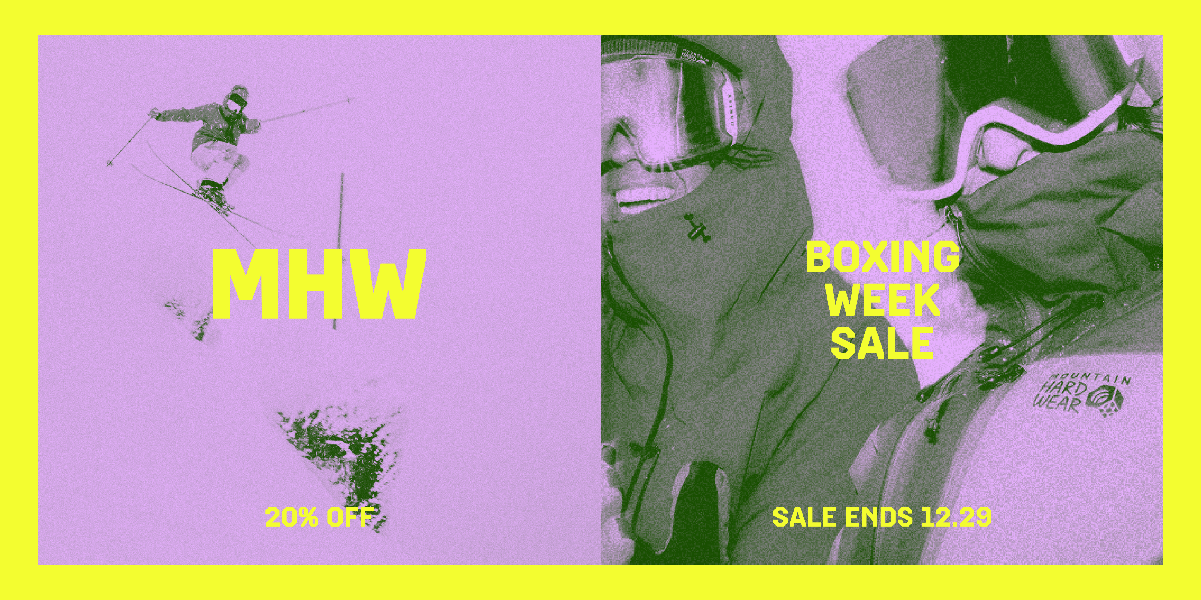 MHW BOXING WEEK SALE - 20% OFF  - SALE ENDS 12.29