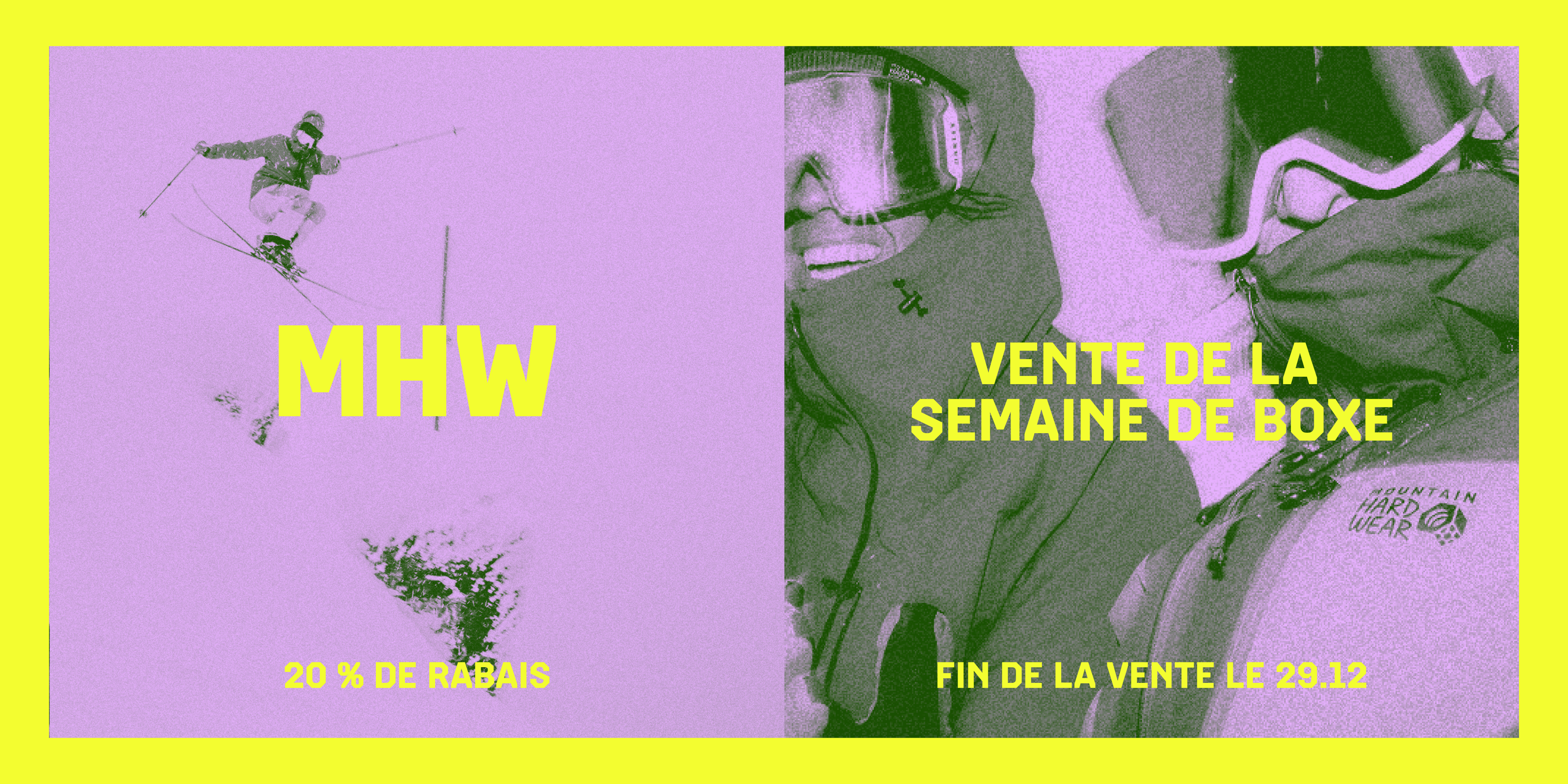 MHW VENTE DE LA SEMAINE DE BOXE - 20 % de rabais - FIN DE LA VENTE LE 29.12