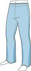 Man's Legs in Regular Fit Pants