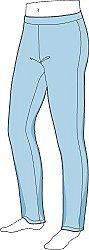 Women's Legs in Active Fit Pants