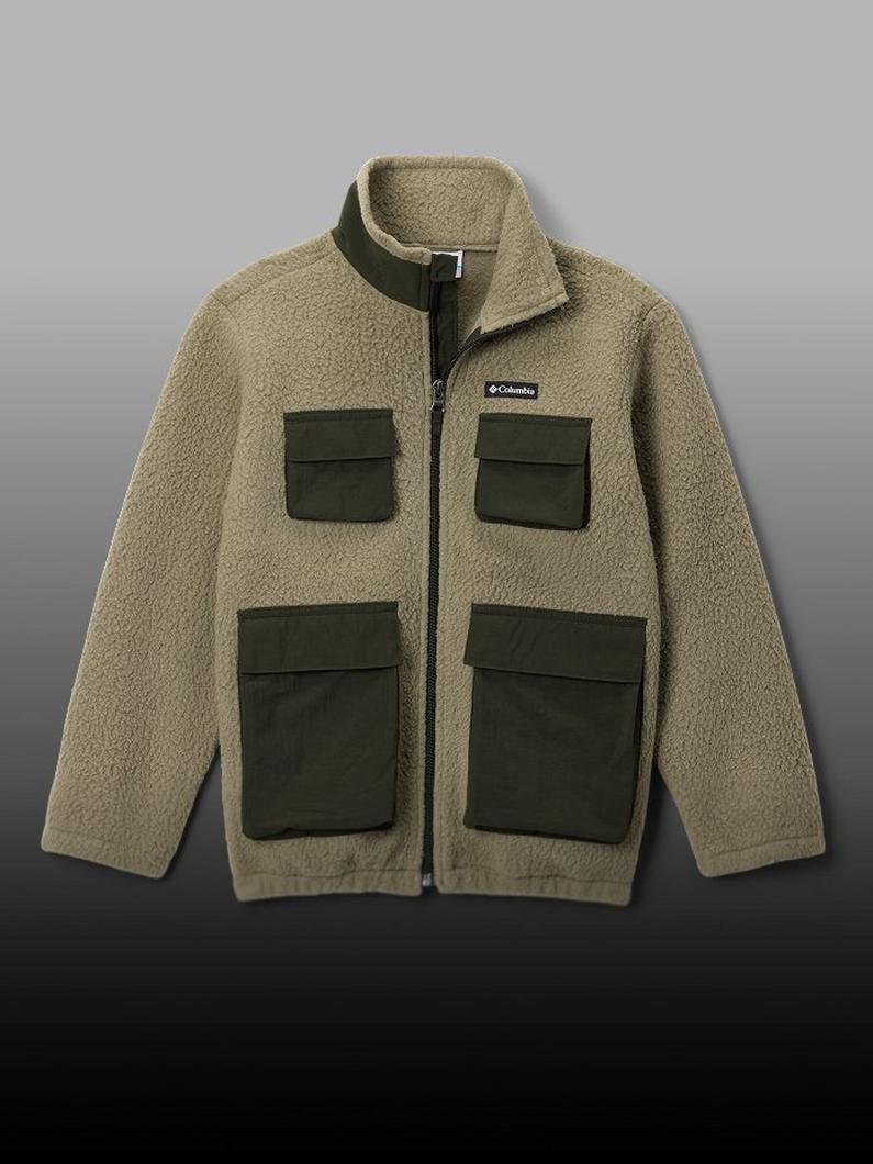 A lay down image of a fleece