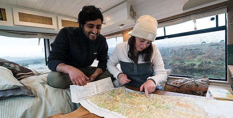 Ever thought about just packing it all in, stuffing all your belongings into a camper van and hitting the road? Well, ex-Londoners Charlie and Josh have done just that.