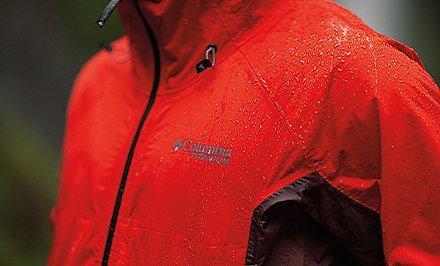 A man wearing an Omni-Tech 3D jacket. 