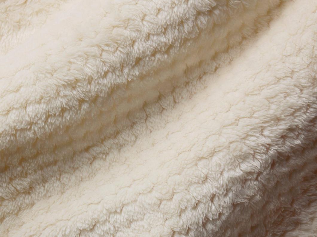 Close up shot of the plush fleece.