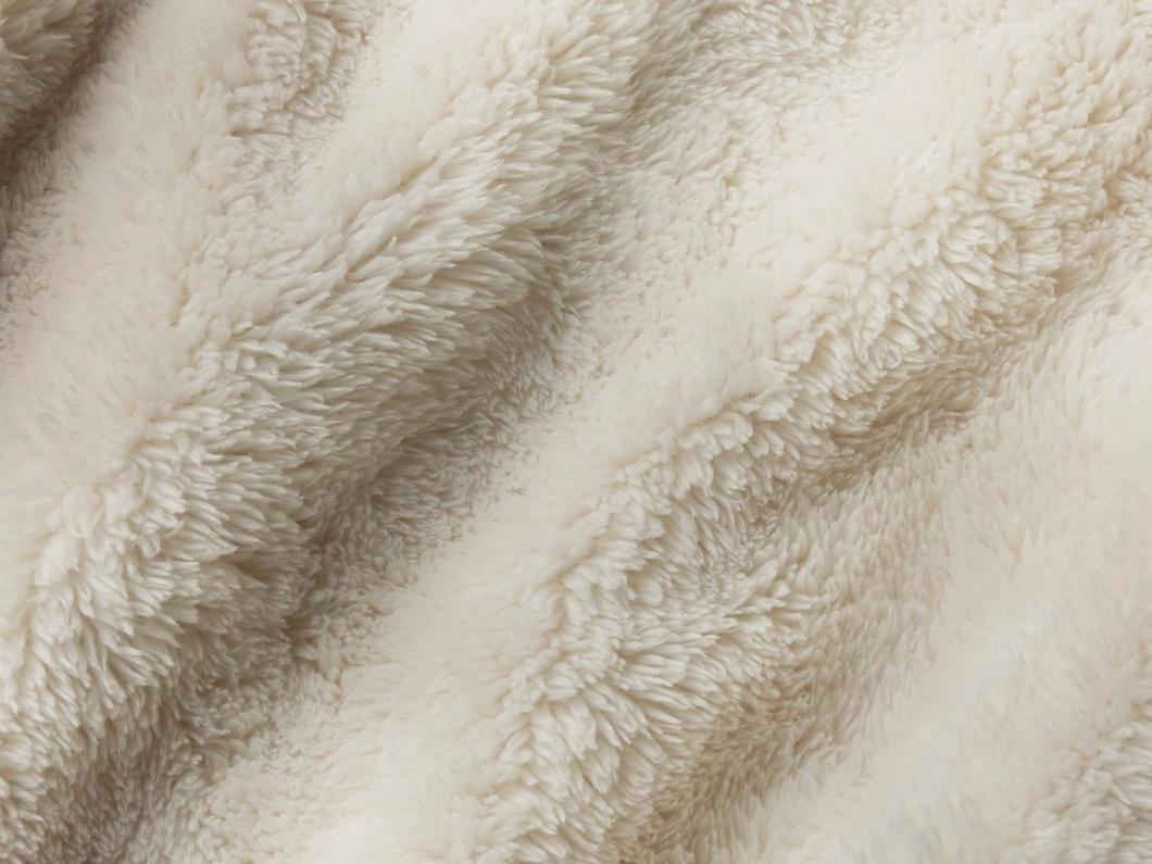 Close up shot of the plush fleece.