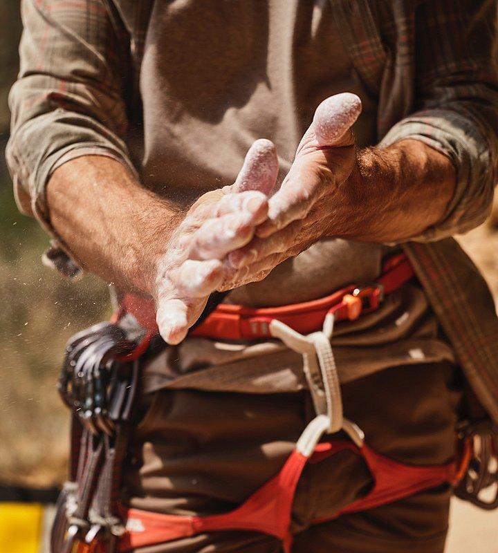 A portrait of Chris Sharma.