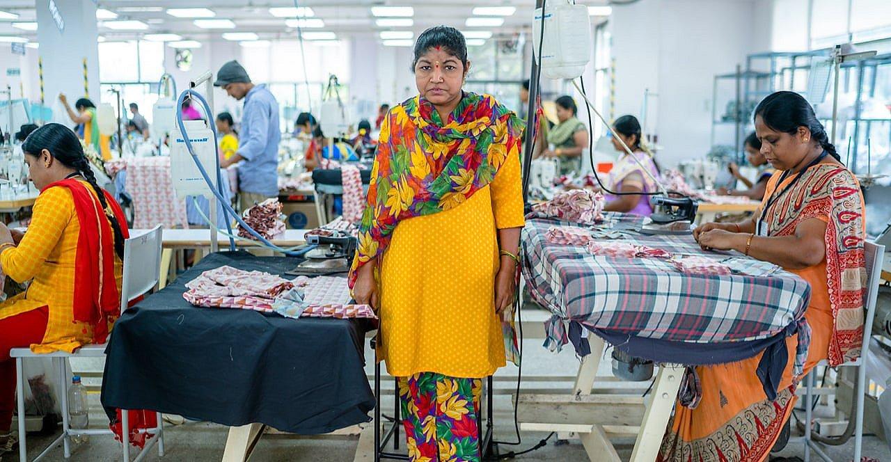 A Fair Trade Certified™ Factory in Balgalore, India.  