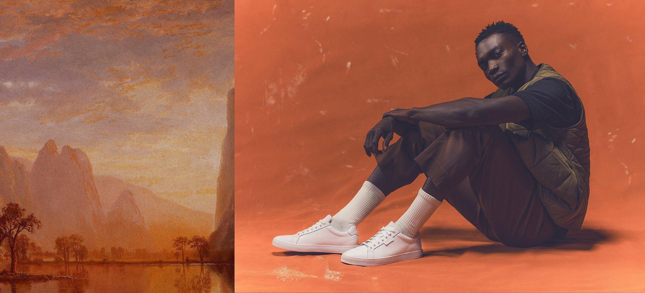 Man wearing Cyprus™ sneakers