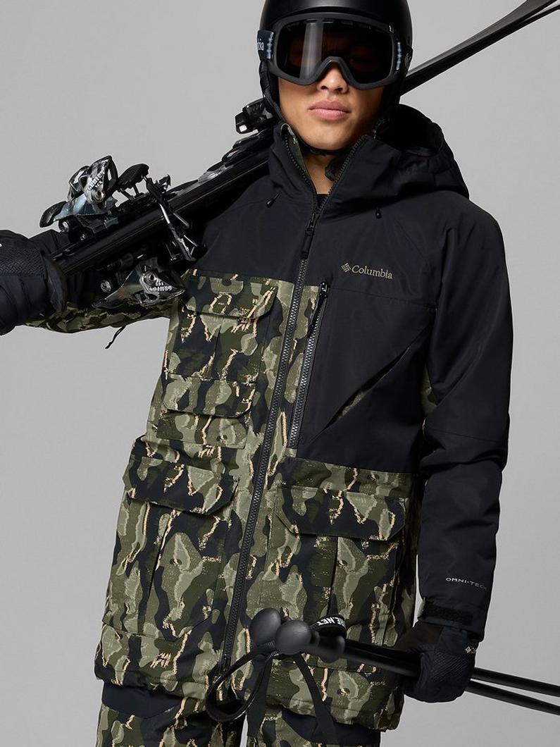 Man in Columbia ski jacket.