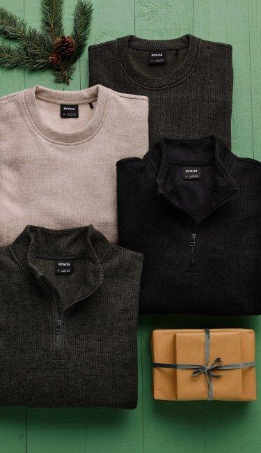 an image representing two harbors sweaters