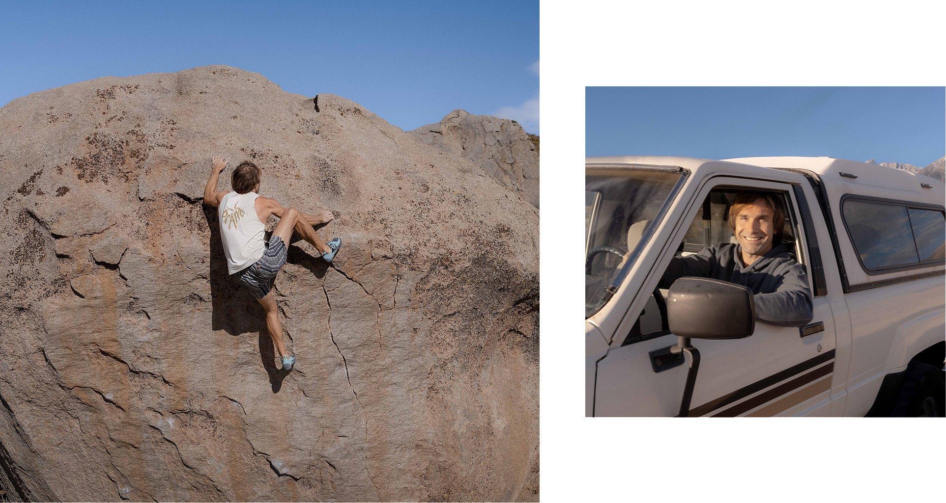 an image representing Chris Sharma climbing