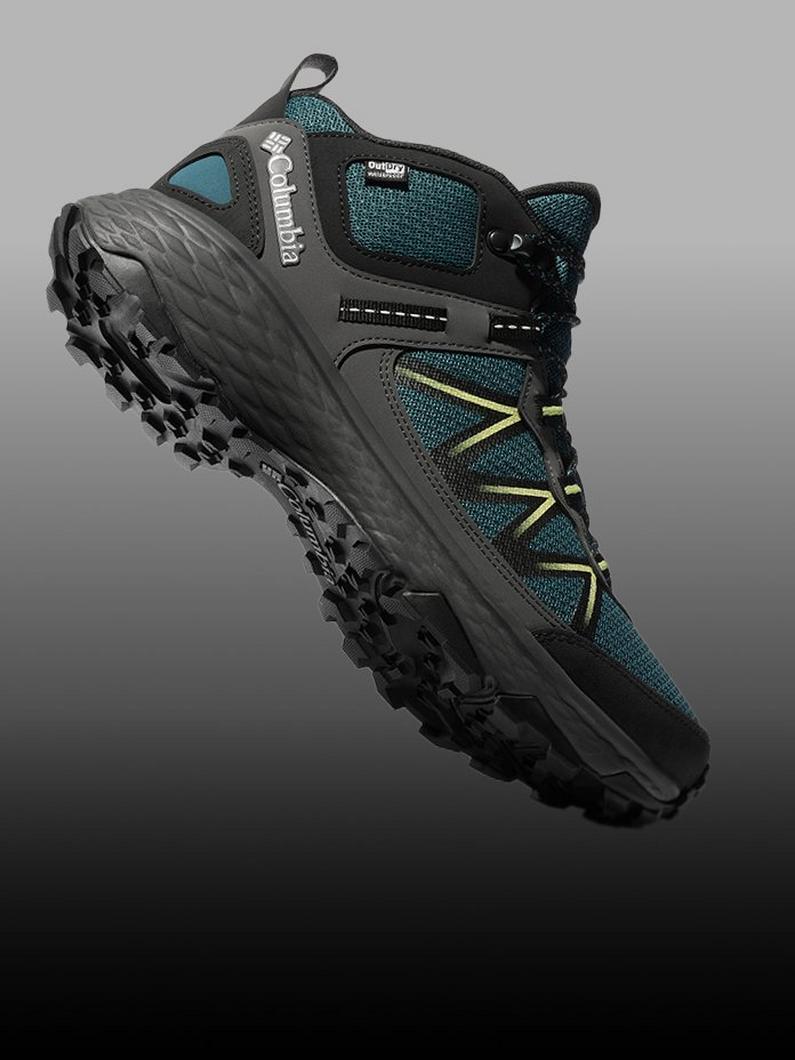 A multi-color sneaker.