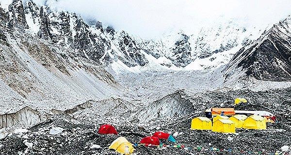 A view of Everest Base Camp