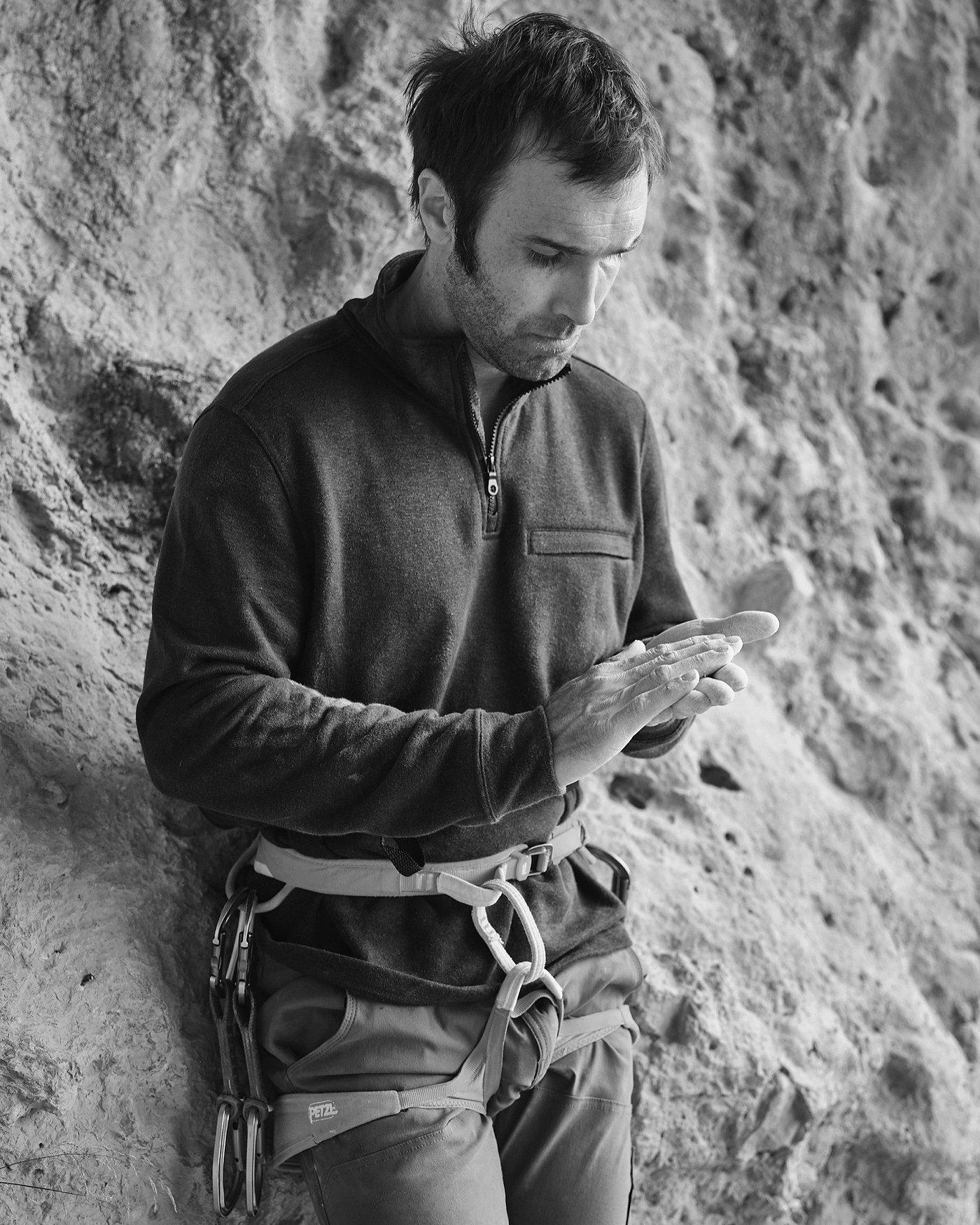 A portrait of Chris Sharma.