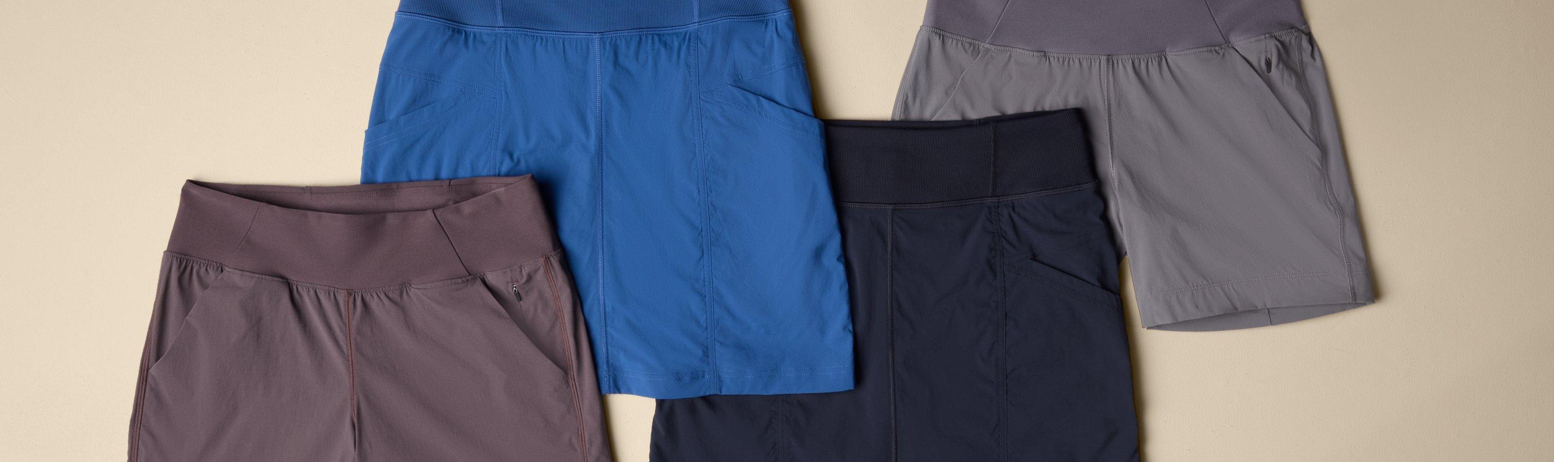 an image of women's shorts and skorts