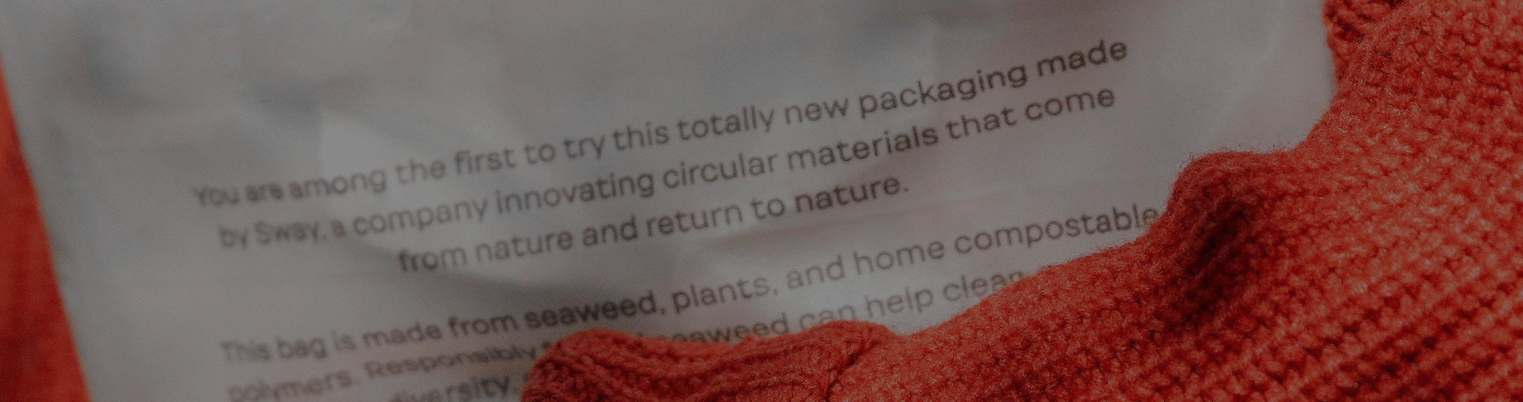 an image representing sustainable packaging