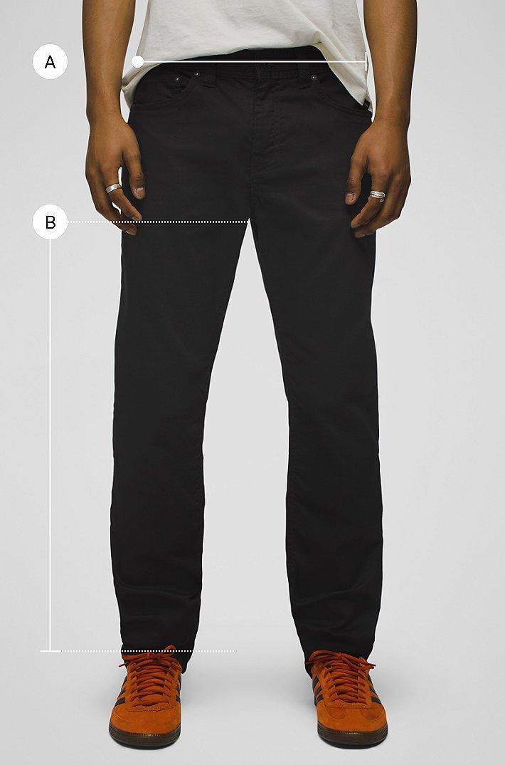 Men's size chart measurement guide