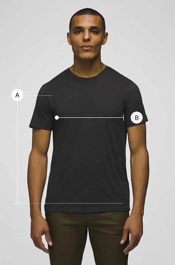Men's size chart measurement guide
