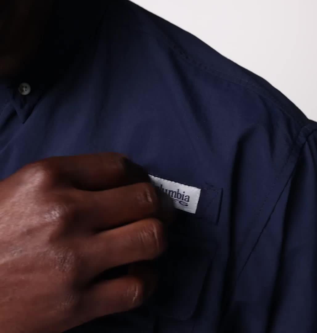 PFG Bahama II Kurzarm-Shirt f&uuml;r Herren, Color: Collegiate Navy