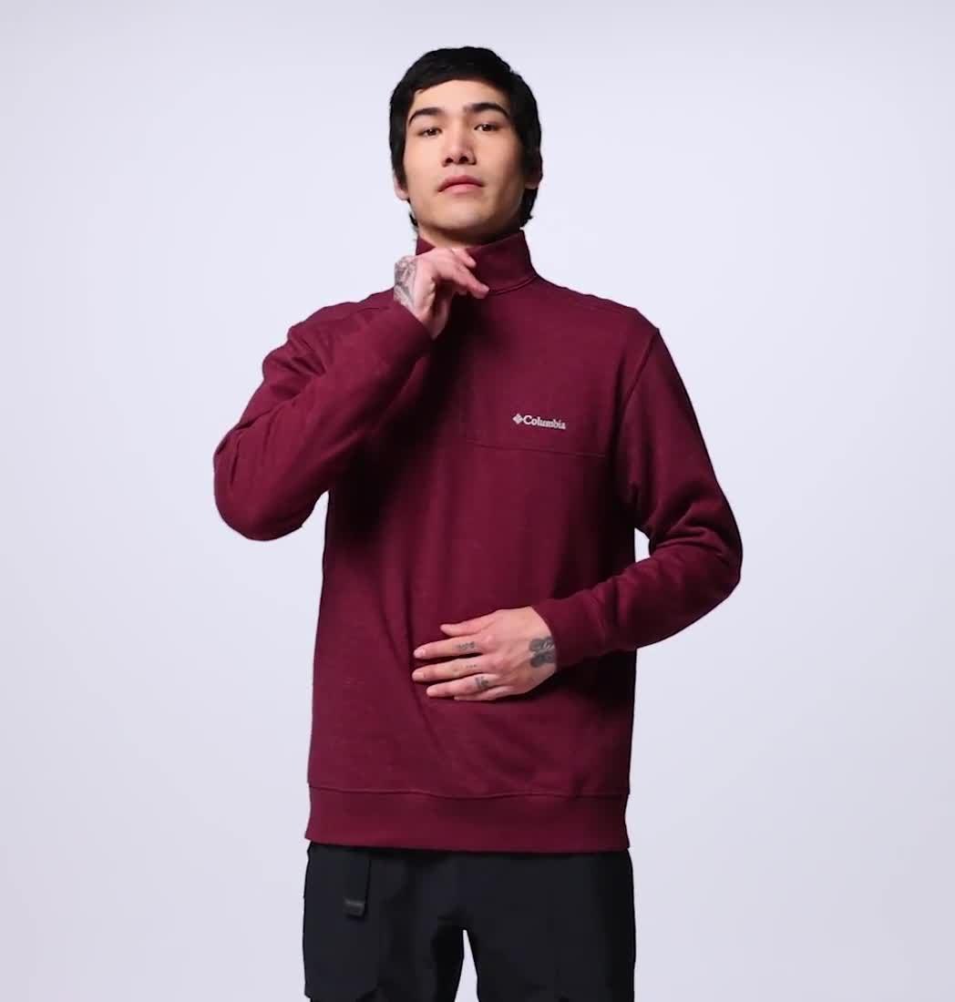 Men's Hart Mountain II Half Zip Sweatshirt - Tall | Columbia