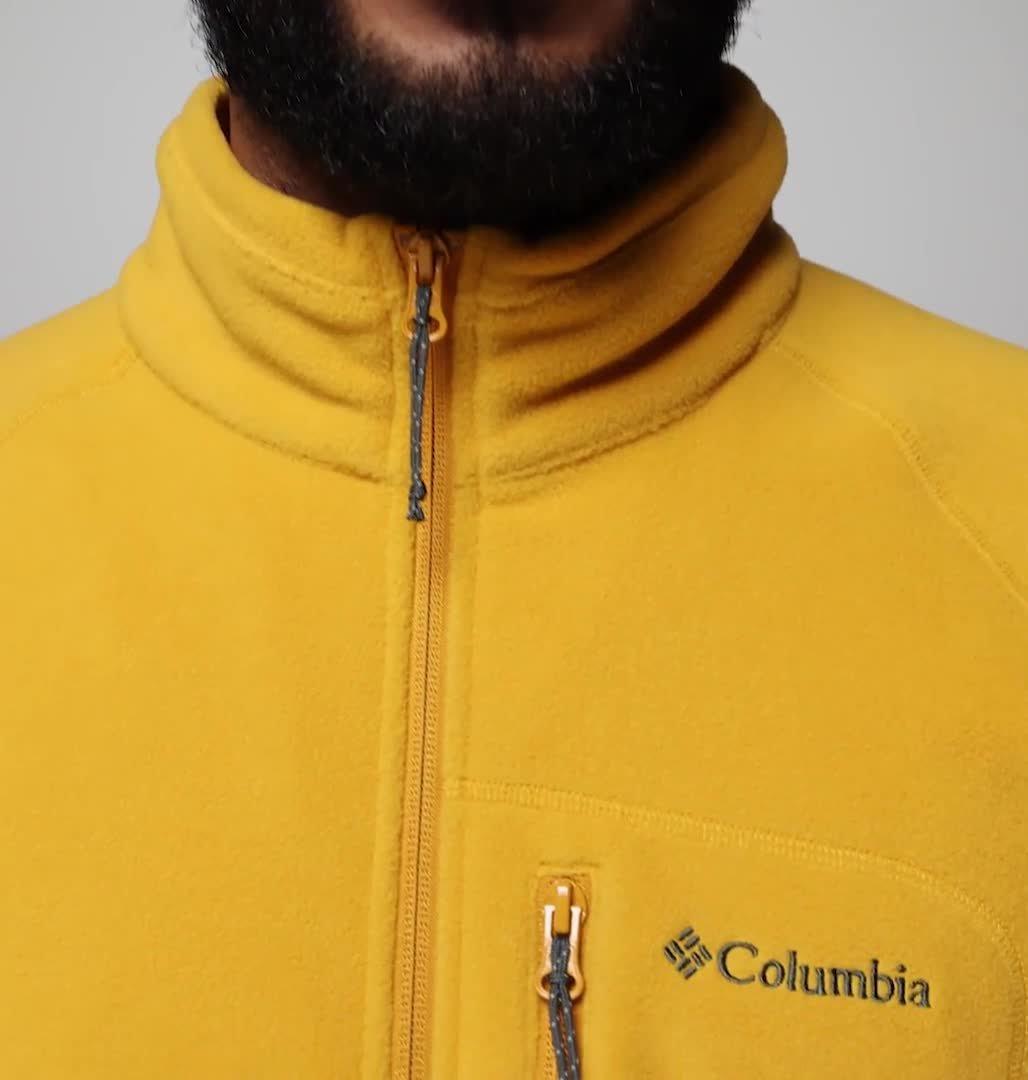 Men's Fast Trek III Half Zip Fleece Pullover, Color: Squash