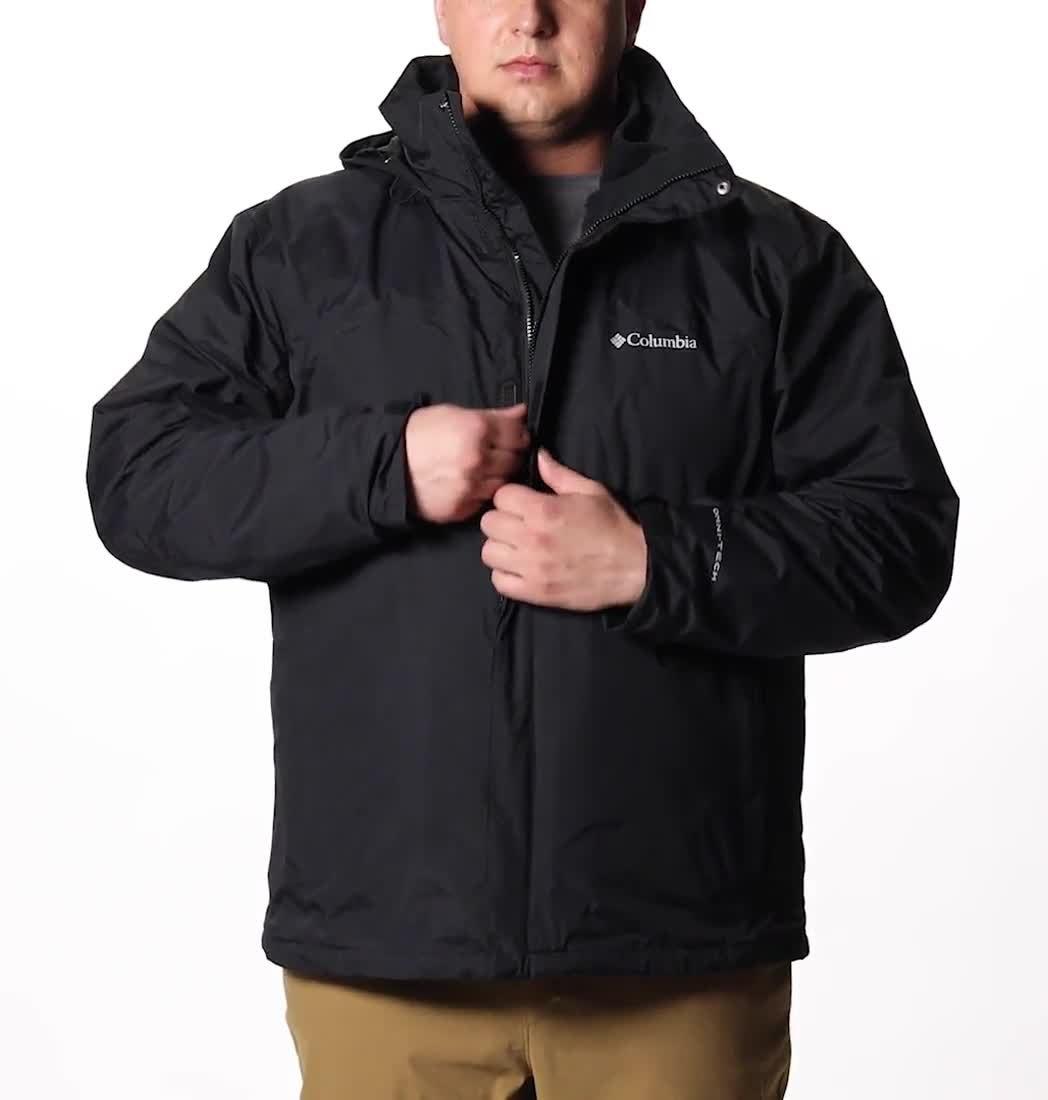 Men's Mission Air 3-in-1 Interchange Jacket - Extended Size, Color: Black, Black