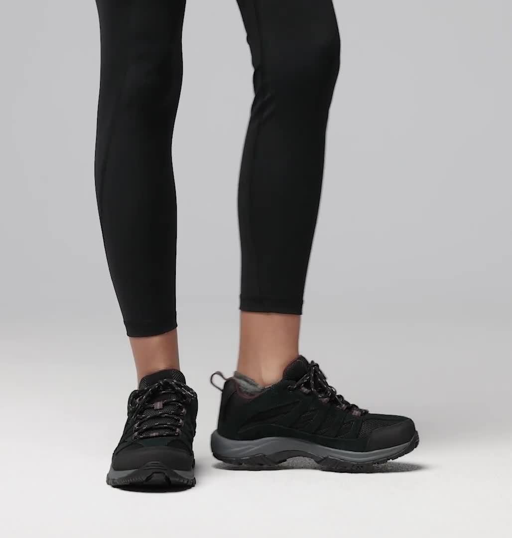 Zapatilla para caminar Crestwood para mujer, Color: Black, Moonvista