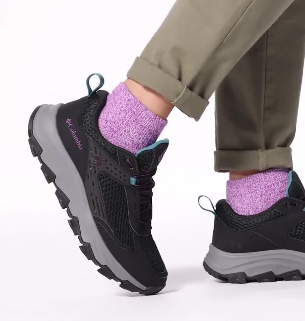 Women’s Hatana Breathe Multi-Sport Shoe, Color: Black, Dark Lavender