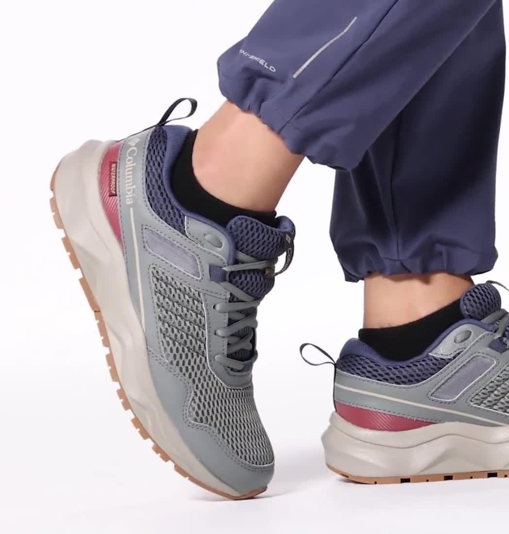 Women's Plateau Waterproof Shoe, Color: Sedona Sage, Beetroot