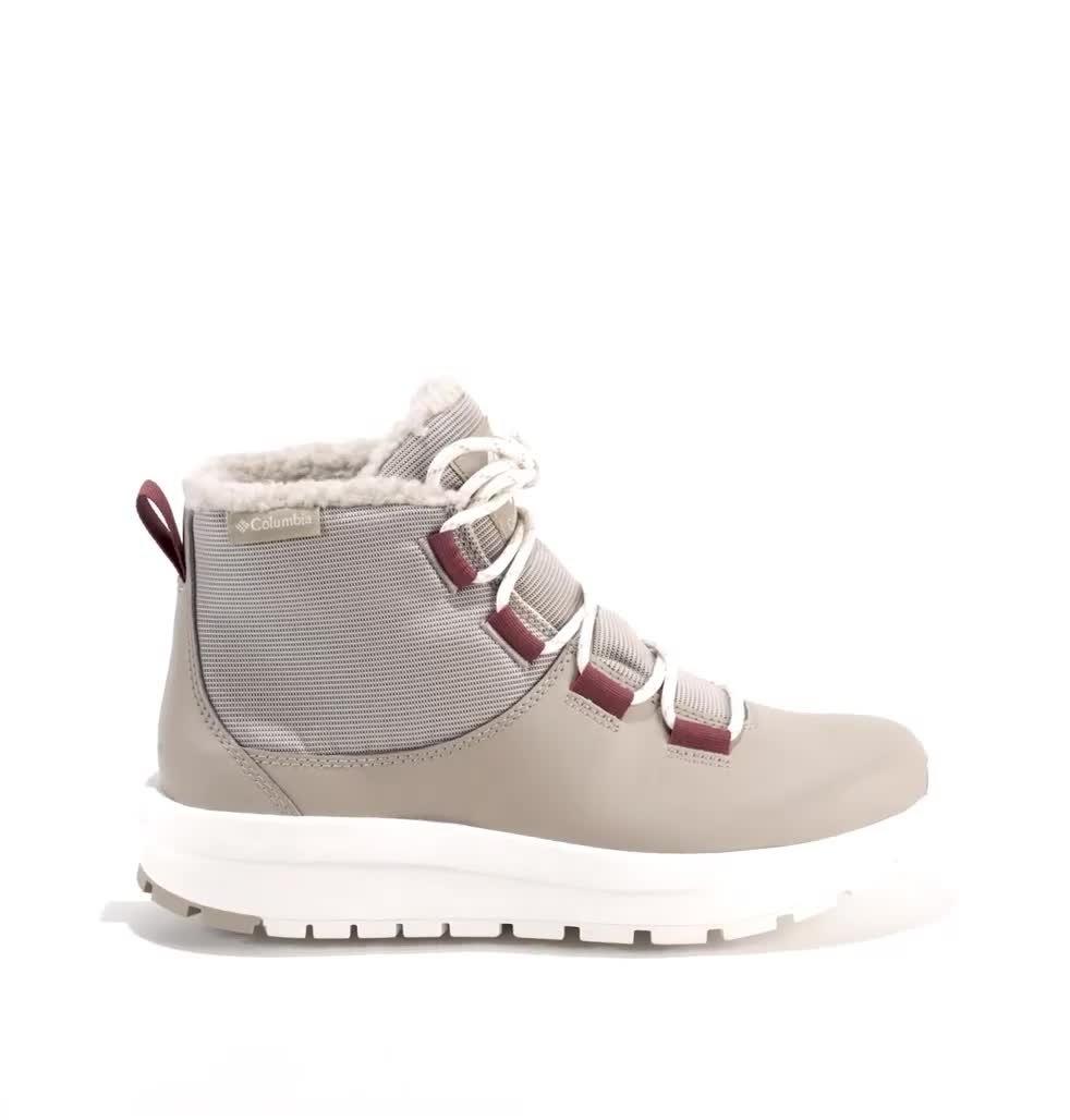 Women's Moritza Shorty Omni-Heat Waterproof Winter Boot, Color: Canvas Tan, Crabtree