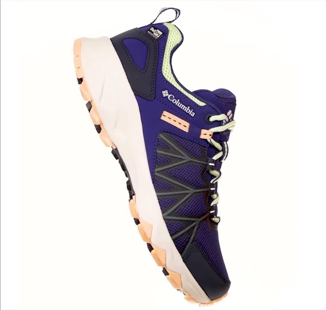 Women's Peakfreak II Outdry Waterproof Hiking Shoe, Color: Dark Sapphire, Key West